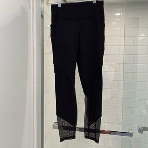 Lululemon Leggings Mesh Detail